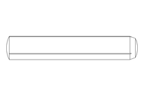 Straight grooved pin 5x30 A2 DIN 1473