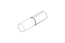Grooved dowel pin ISO8741 2x8 A2