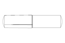 Goupille cannelée enfichable ISO 8741 5