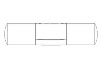 Grooved pin ISO8742 8x35 A2