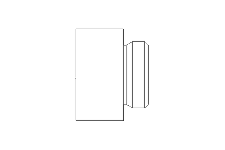 Enlarger M16 to M20 Ni-plated brass