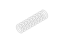 Druckfeder D1=5 D2=4,3 L=19 32,09N