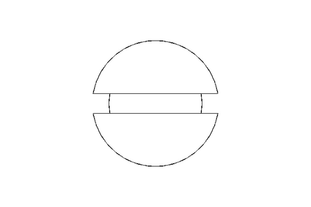 Countersunk head screw M8x25 A2 ISO2009