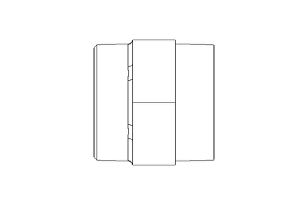 DOUBLE FITTING 2" L=62 DIN2990, 1.4571