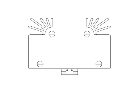 Control cabinet heating 230V 55W