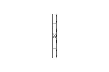 Hexagon lock nut M63 gray