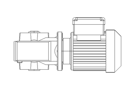 Schneckengetriebemotor 0,25kW 199 1/min