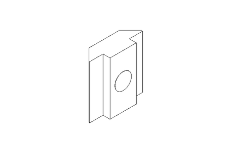 Sliding block T M6 / 8 St-Zn