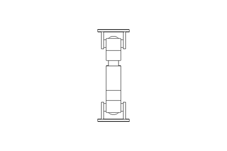 Universal joint shaft D=65 L1=190 L2=210