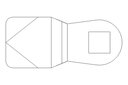 Zunge H=34 mm GHE 602F867 Nirosta