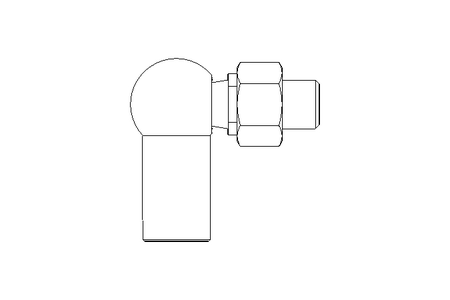 Winkelgelenk M16 St-Zn