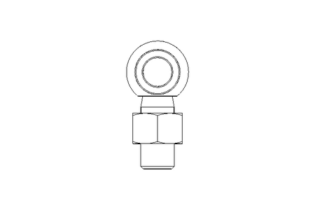 Winkelgelenk M16 St-Zn