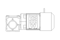 Right-angle geared motor 0.37kW 323