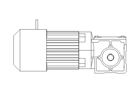 Right-angle geared motor 0.37kW 323