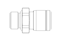 Conexao roscada G1/8 D=6 (inox)