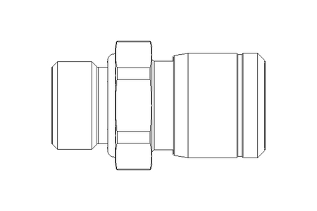 Conexao roscada G1/8 D=6 (inox)