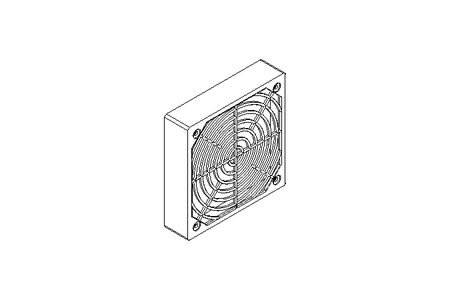 Ventilador con filtro 24V 3,5W