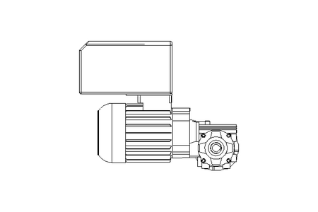 Schneckengetriebemotor 0,37 kW