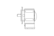 Worm gear motor 0.37kW 228 1/min