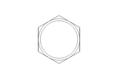 Tuerca hexagonal ciega M6 A4 DIN1587