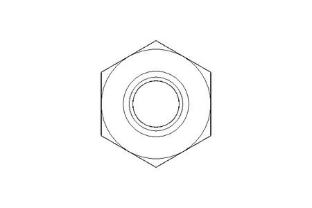 Tuerca hexagonal ciega M6 A4 DIN1587