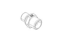 Pipe screw connector L 10 G1/4" 1.4571