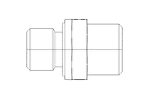 Rohrverschraubung L 10 G1/4" 1.4571