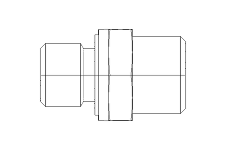 Conexão roscada de tubo L 10 G1/4"