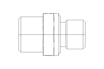 Conector roscado p/ tubos L 10 G1/4"