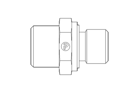 Raccord de tube L 10 G1/4" 1.4571