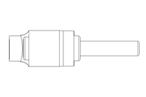 Klemmhebel M8x32 1.4305