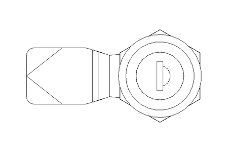 TURNING BOLT W/ CYLINDER LOCK  NO.