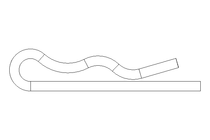 Federstecker 2x41 A2