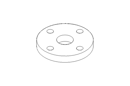 Flansch DN 25 PN 40 A4 DIN EN 1092-1