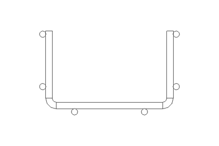 Canaleta grade 60x100x3000 mm