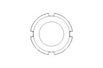 开槽螺母 M24x1,5 St-Zn