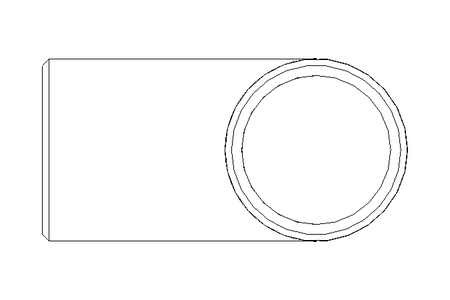 TEE 1/4" FE/FE THREAD