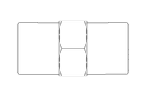 Doppelnippel DN8 1/4" AISI 316