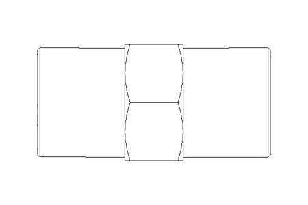 Doppelnippel DN8 1/4" AISI 316