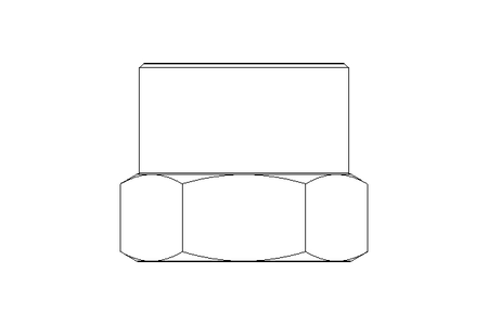 PORCA DE REDUCAO 3/4 " X 1/2 "  AISI 316