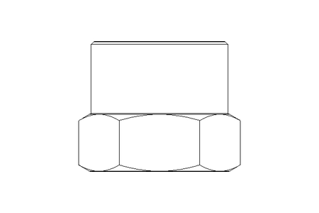 PORCA DE REDUCAO 3/4 " X 1/2 "  AISI 316