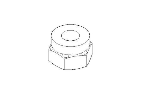 Hexagon nut M4 A4 DIN985