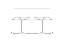 Tuerca hexagonal M4 A4 DIN985