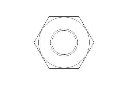 Hexagon nut M4 A4 DIN985