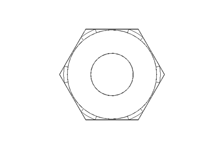 Tuerca hexagonal M4 A4 DIN985