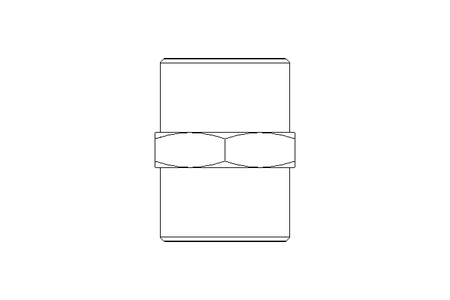 6KT-Doppelnippel 1"