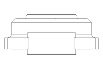 Flange bearing EFOM 20x47