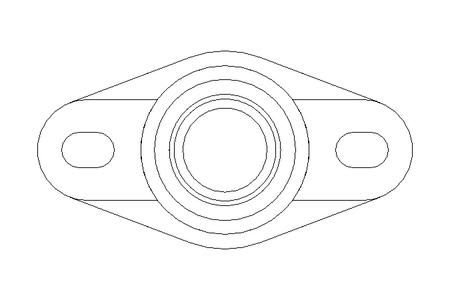 Rodamiento con brida EFOM 20x47