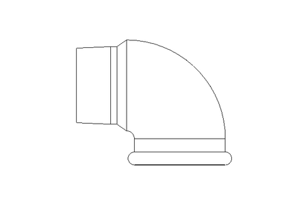 Winkel 90° 1 1/2" I-A-Gewinde