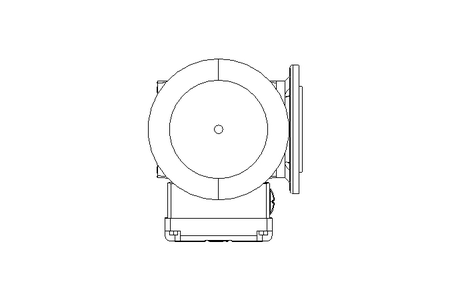 Worm gear motor 0.25kW 30 1/min